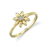 SHY CREATION DIAMOND FLOWER RING
