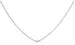 CAPE COD SWIRL 14K ROSE BEAD SNAKE NECKLACE