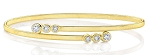 SHY CREATION DIAMOND BEZEL FLEXIBLE BANGLE
