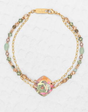 Holly Yashi "Elena" Bracelet Coral 