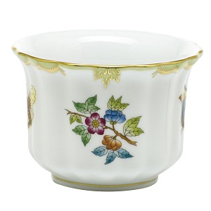 Herend "Queen Victoria" Mini Ribbed Cachepot 