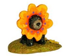 Wee Forest Folk "Pretty Pooch" Black/Orange 