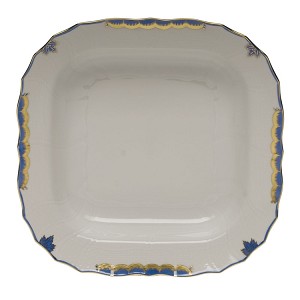 Herend "Princess Victoria"  Square Fruit Bowl Blue 