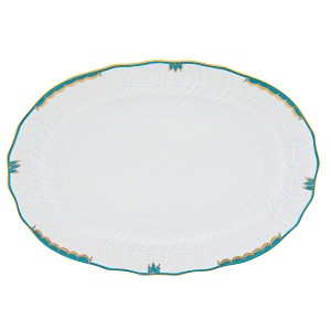 Herend "Princess Victoria" Oval Platter Turquoise 