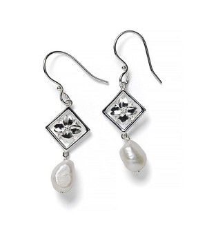 Southern Gates "Diamond-Cut Dogwood" Earrings 