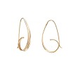 Ed Levin "Crosswind" 14 kt Gold Earrings 