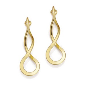 Ed Levin "Medium Endless Braid"  Earrings 