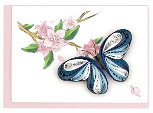 Quilling Card "Butterfly" Enclosure Card 
