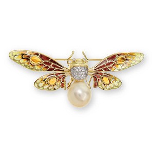 Nicole Barr "Bee" Brooch 18kt Gold 