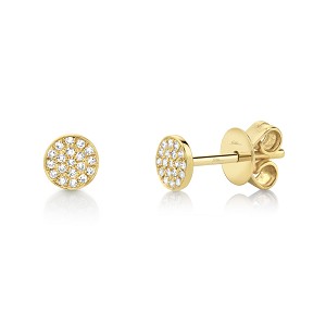 Shy Creation Diamond Pavé Post Earrings 