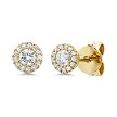 Shy Creation Diamond Post Earrings 