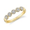 Shy Creation Pavé Diamond Cluster Ring 