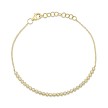 Shy Creation Diamond Crown Setting Bracelet 