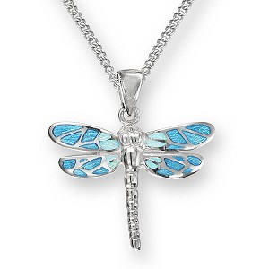 Nicole Barr "Blue Dragonfly" Necklace 