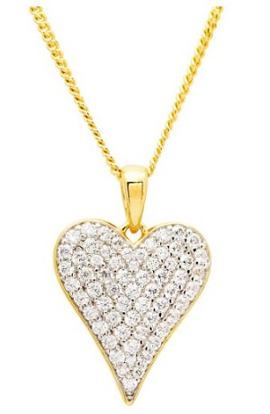 ShanOre Ocean "Heart" Gold Vermeil Necklace 