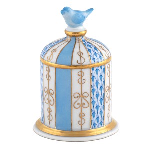 Herend "Bird Cage" Blue 