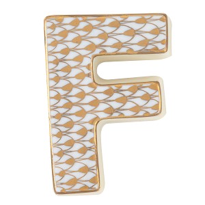 Herend "Letter F" Gold 
