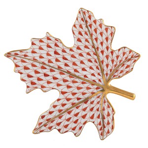 Herend "Maple Leaf" Rust 