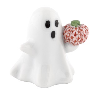 Herend "Ghost with Pumpkin" Rust 