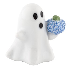 Herend "Ghost with Pumpkin" Blue 