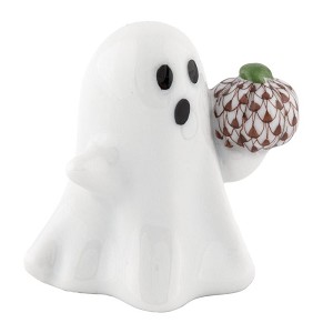 Herend "Ghost with Pumpkin" Chocolate 