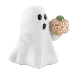 Herend "Ghost with Pumpkin" Butterscotch 