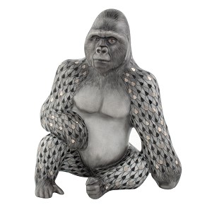 Herend "Silverback Gorilla" LTD ED 