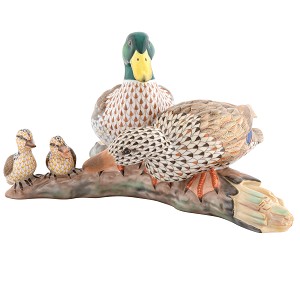 Herend Reserve Collection "Mallard Duck Family" 