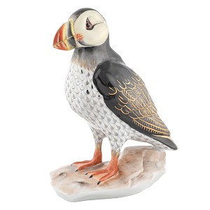 Herend "Puffin on Rock" Limited Edition 