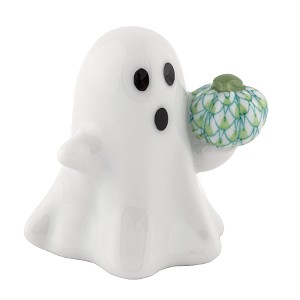 Herend "Ghost with Pumpkin" Key Lime 